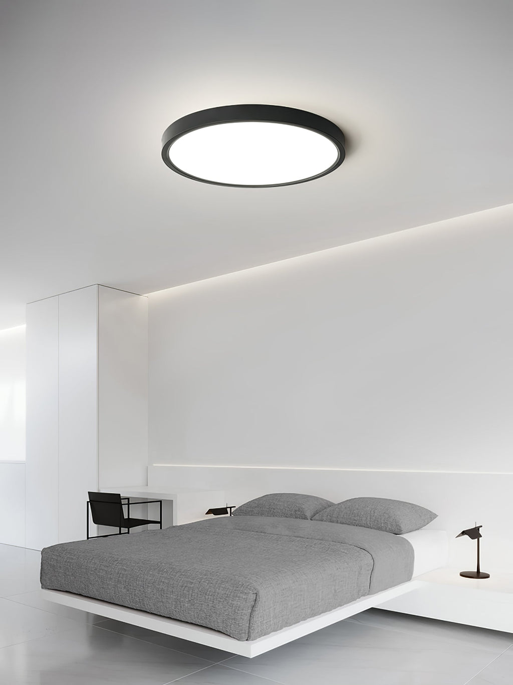 Lampada da soffitto rotonda in acrilico ultra sottile