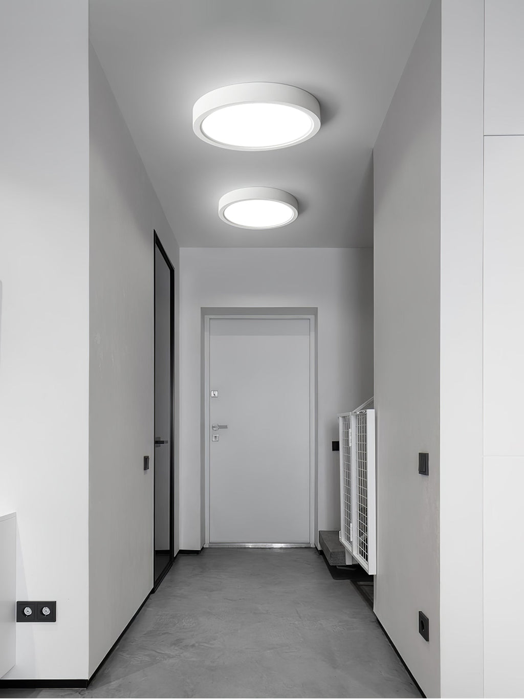 Lampada da soffitto rotonda in acrilico ultra sottile