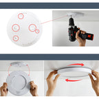 Lampada da soffitto rotonda in acrilico ultra sottile