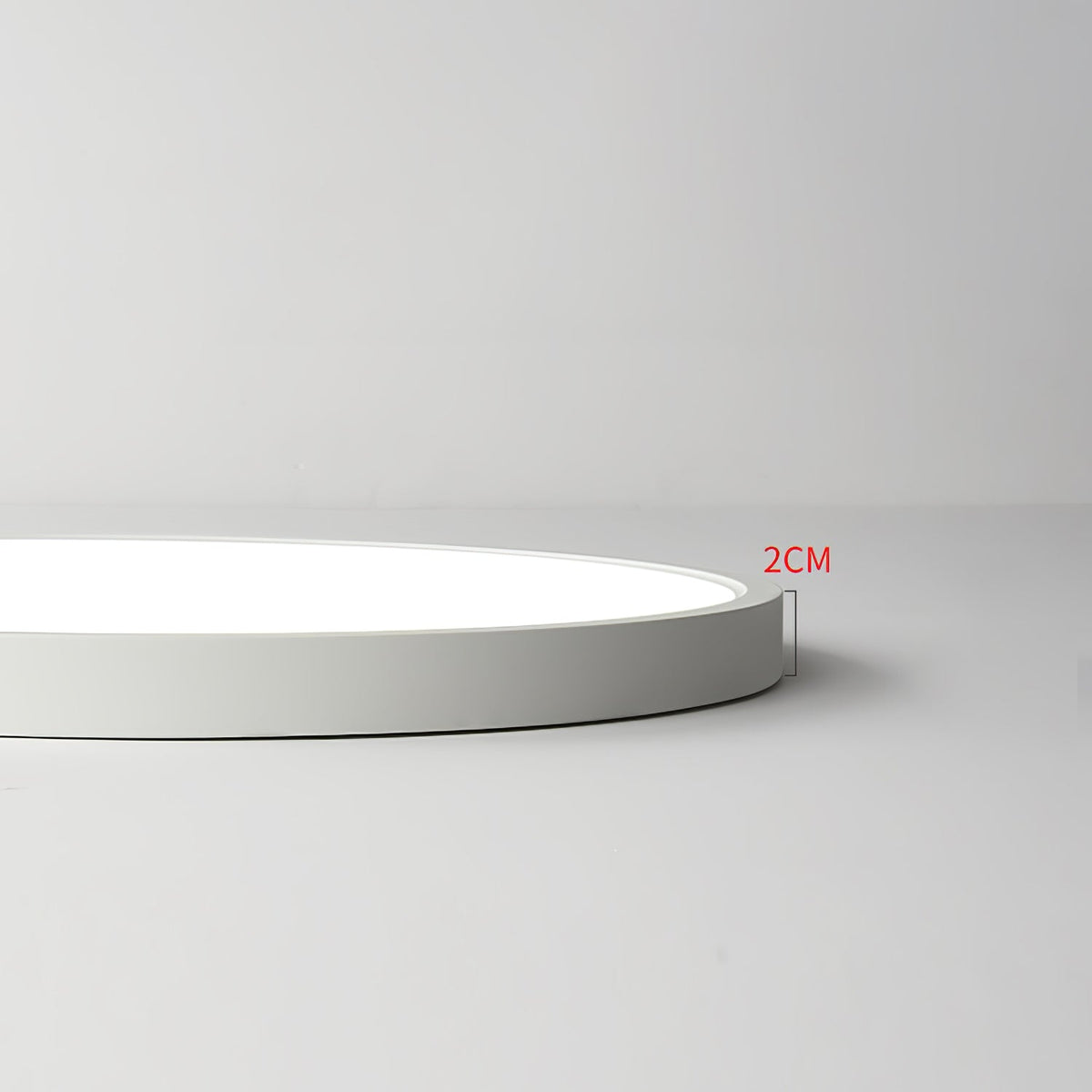 Lampada da soffitto rotonda in acrilico ultra sottile