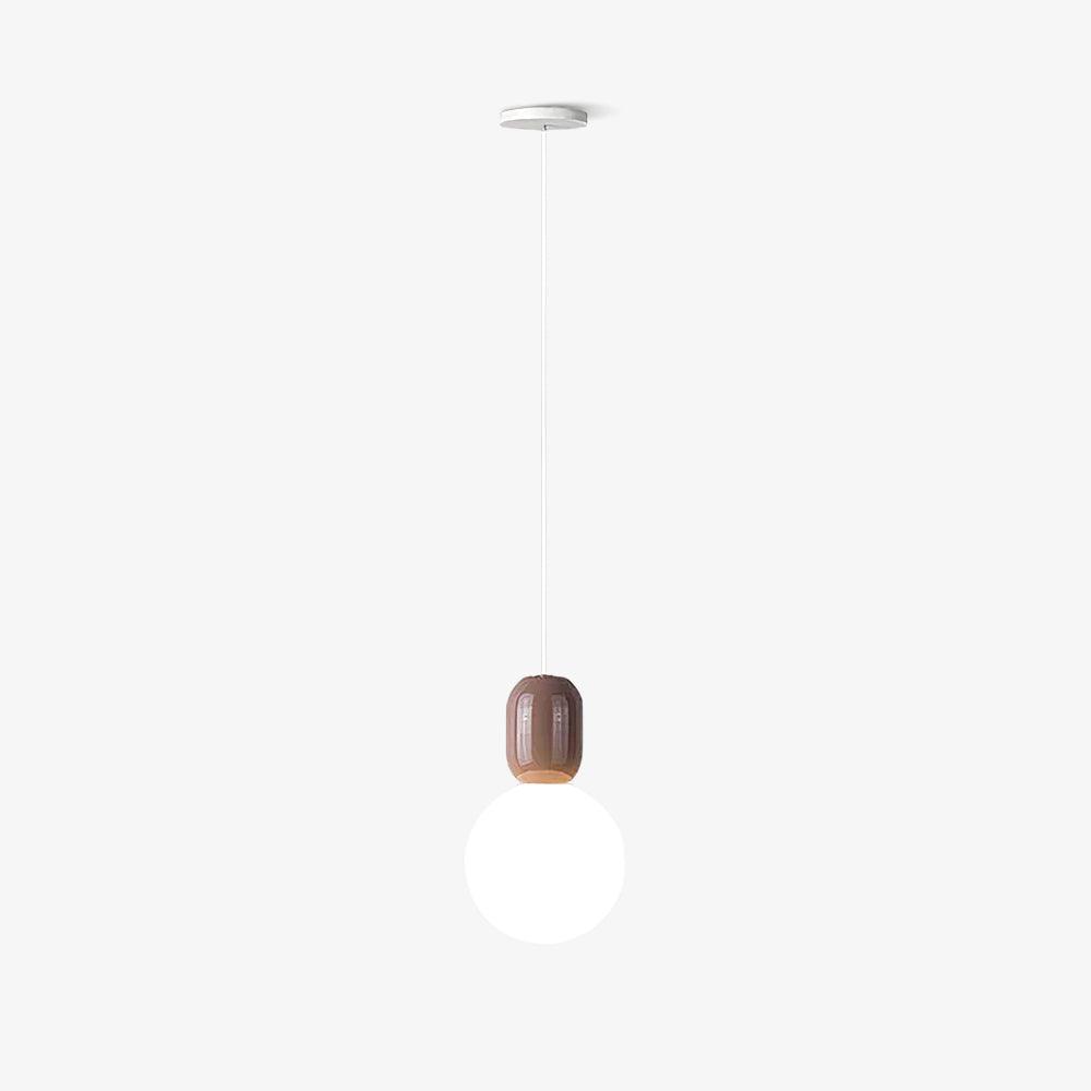 Althean Lampada a Sospensione Acrilico Viola Beige