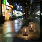 Lampada CageLuxe - Lampada da tavolo LED in metallo a gabbia senza fili