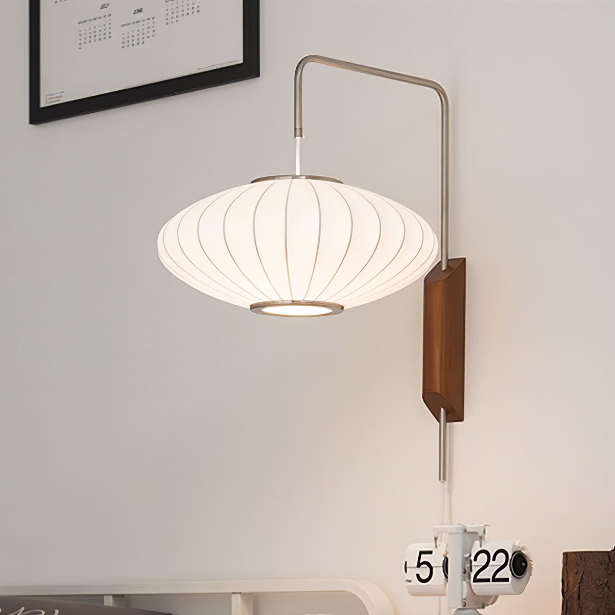 Applique a Bolle Regolabile con Cavo Plug-In
