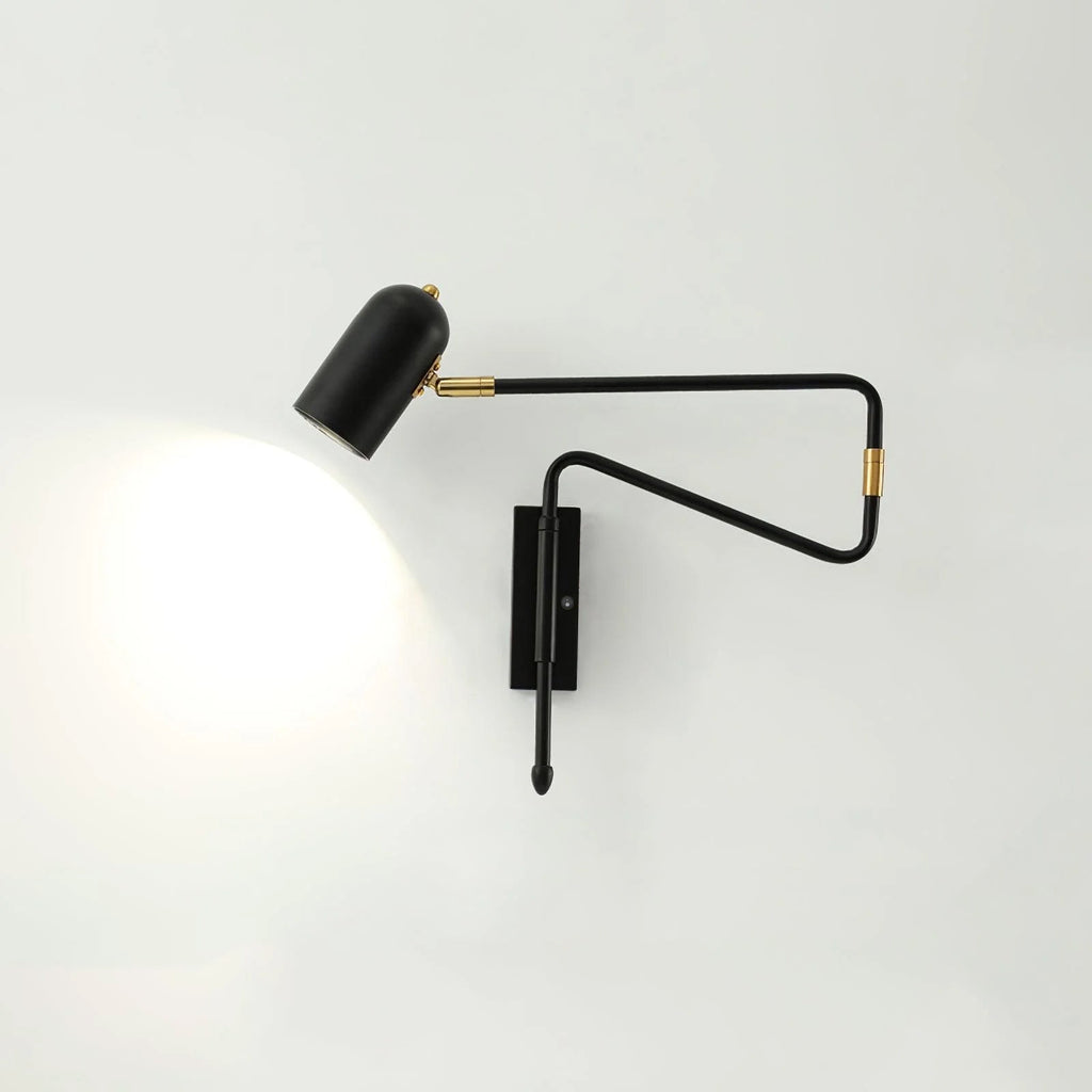 Lampada da Parete da Lettura con Braccio Regolabile
