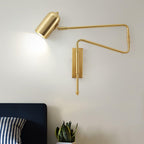 Lampada da Parete da Lettura con Braccio Regolabile