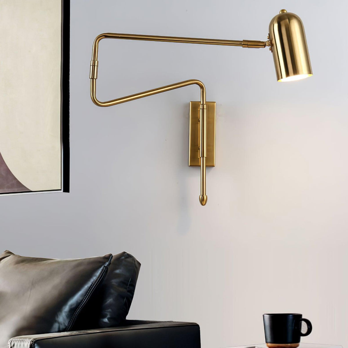 Lampada da Parete da Lettura con Braccio Regolabile