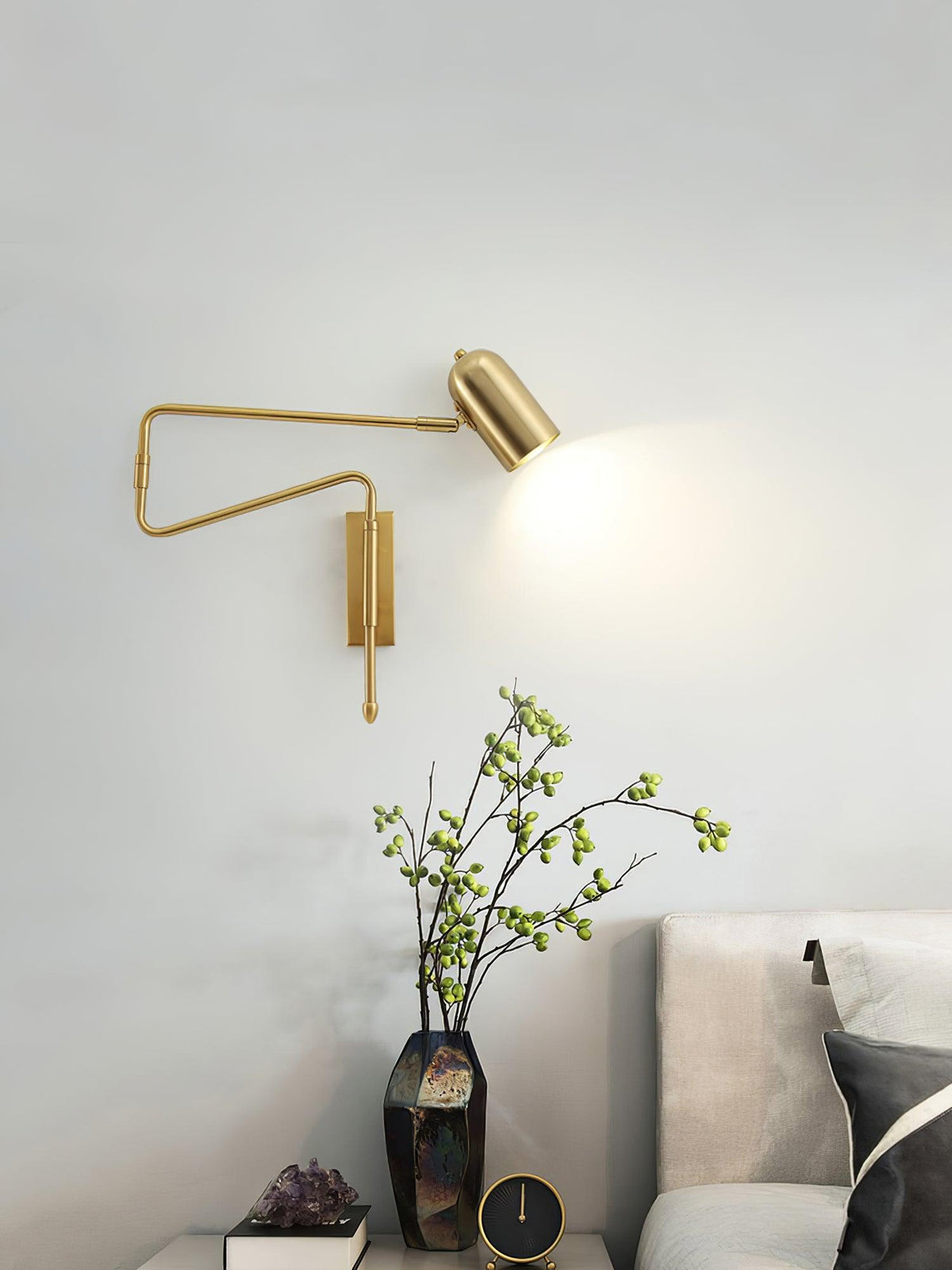 Lampada da Parete da Lettura con Braccio Regolabile