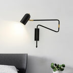 Lampada da Parete da Lettura con Braccio Regolabile