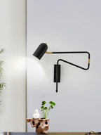Lampada da Parete da Lettura con Braccio Regolabile