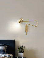 Lampada da Parete da Lettura con Braccio Regolabile