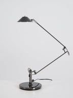 Lampada da scrivania nera regolabile