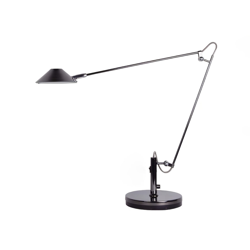 Lampada da scrivania nera regolabile