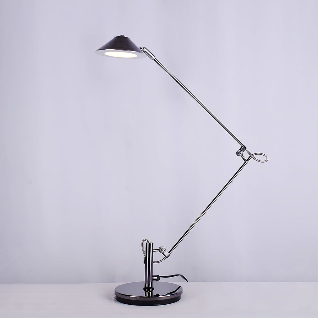 Lampada da scrivania nera regolabile