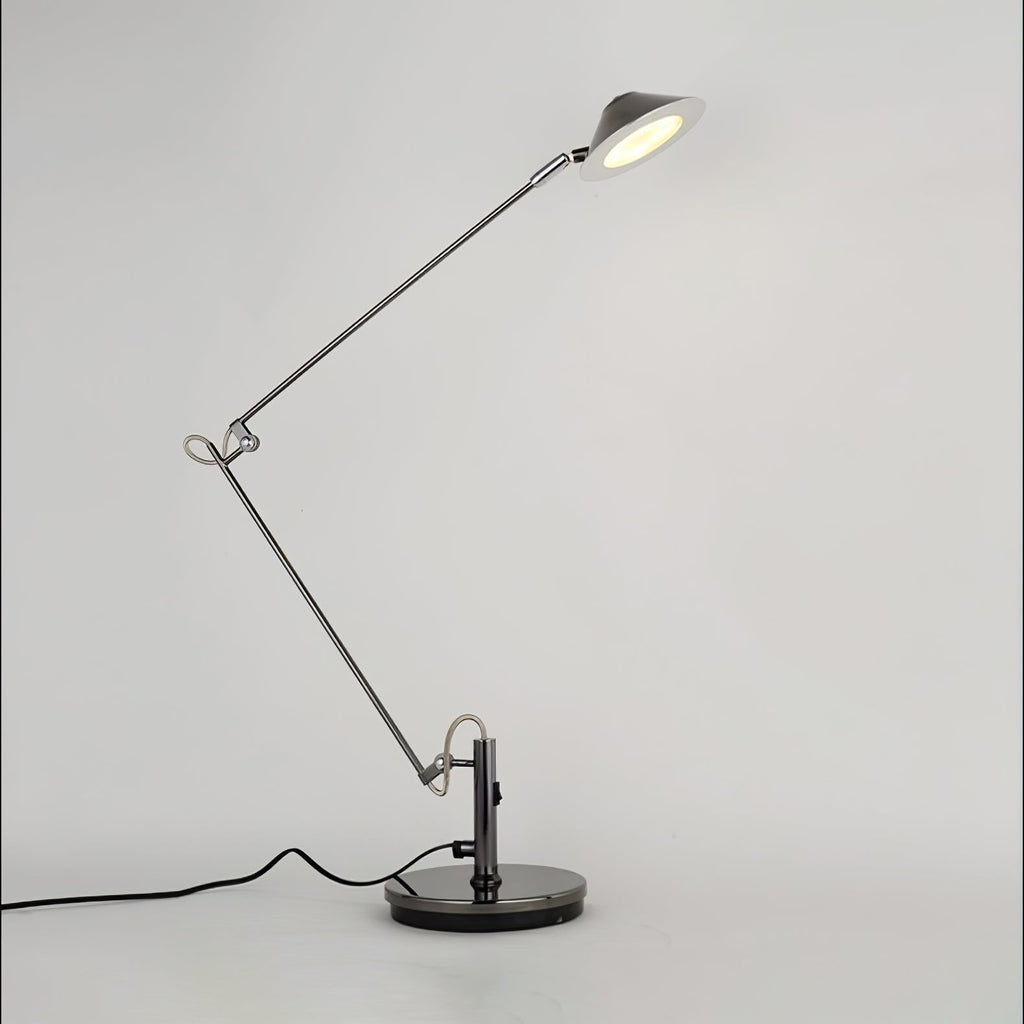 Lampada da scrivania nera regolabile