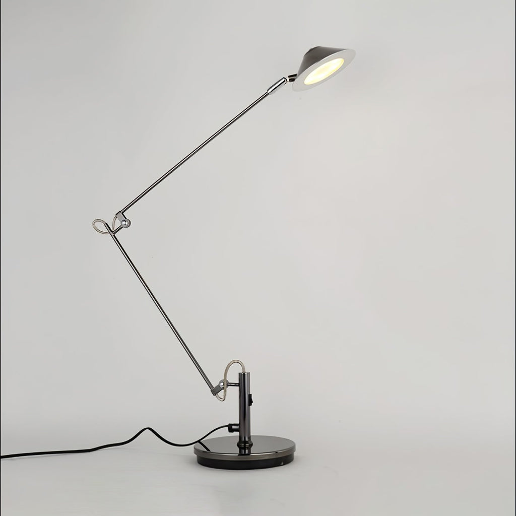 Lampada da scrivania nera regolabile