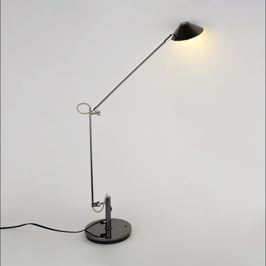 Lampada da scrivania nera regolabile