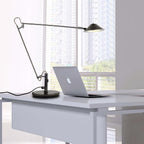 Lampada da scrivania nera regolabile