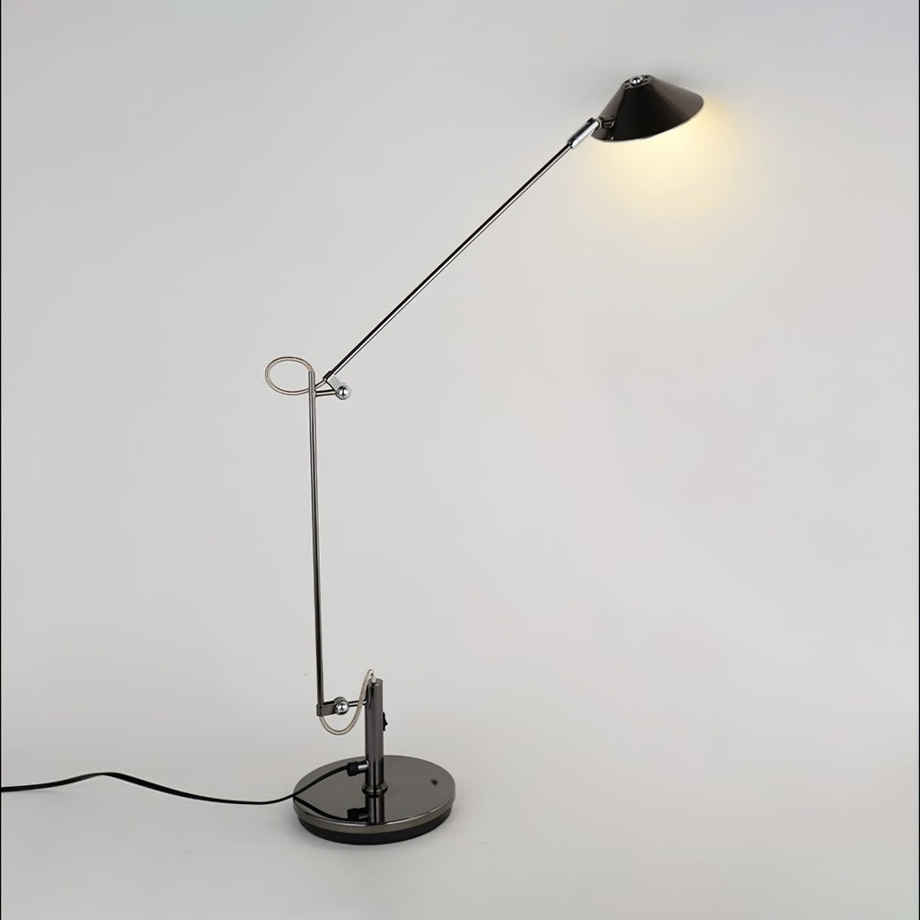 Lampada da scrivania nera regolabile