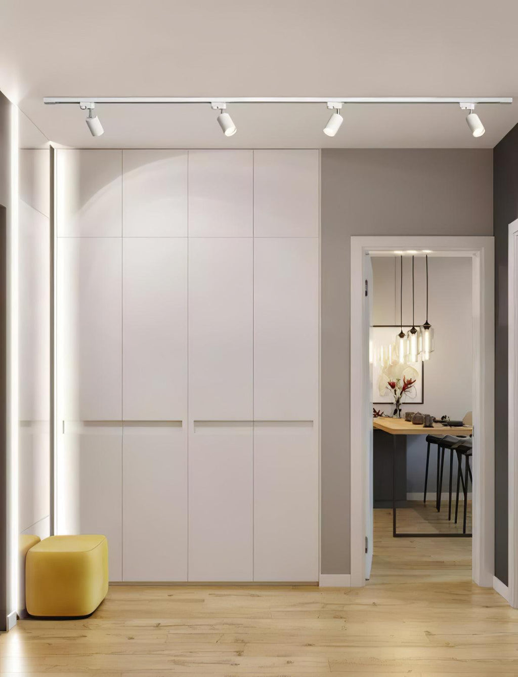 Faretto Regolabile per Soffitto a Binario