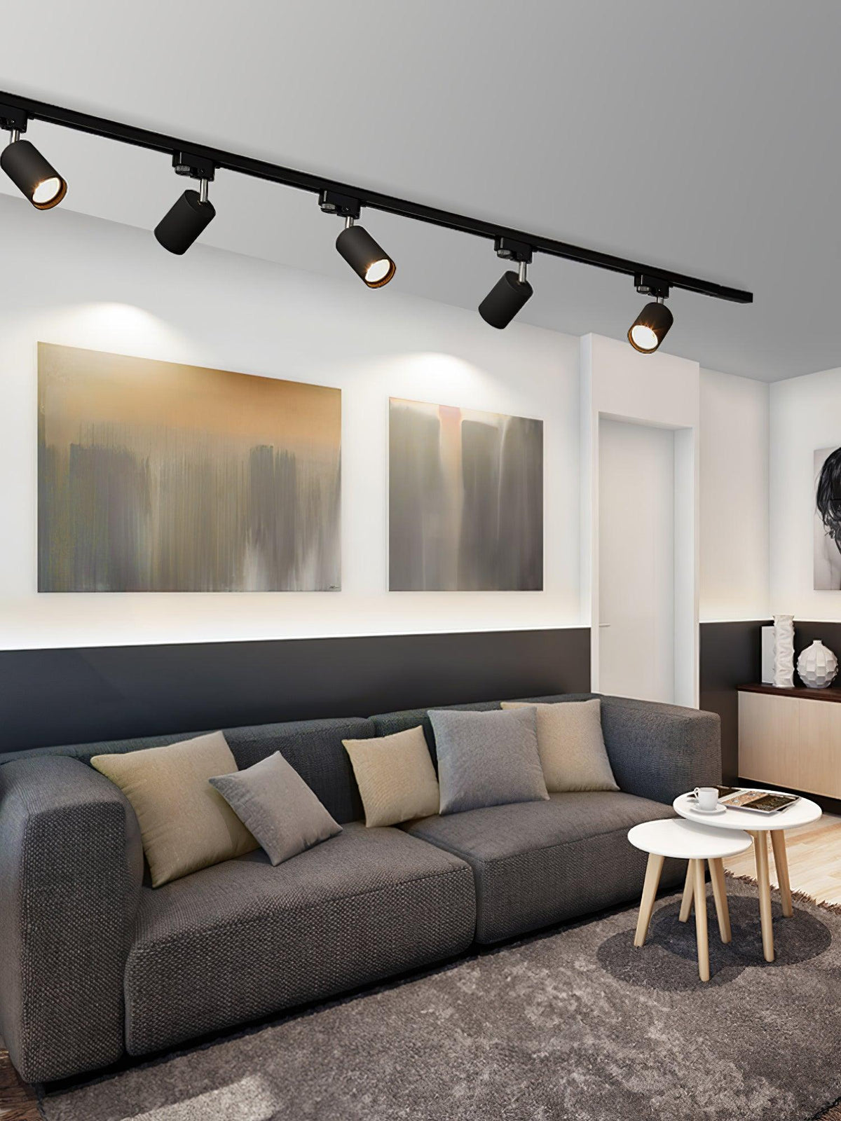 Faretto Regolabile per Soffitto a Binario