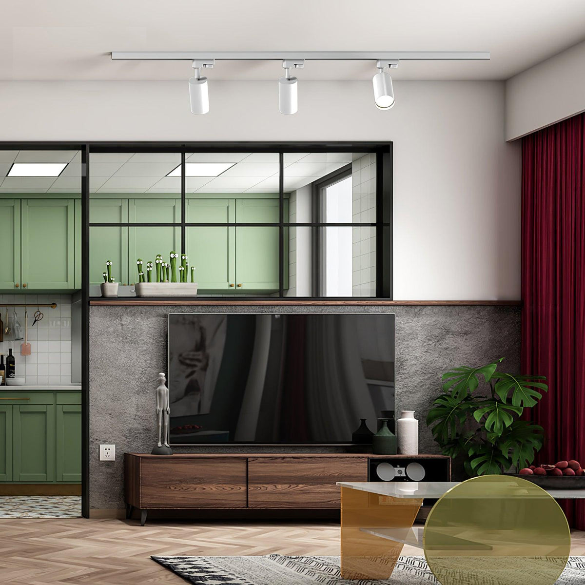 Faretto Regolabile per Soffitto a Binario