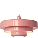 Aetna Scandinavian Triple Layer Disc Colorful Pendant Light