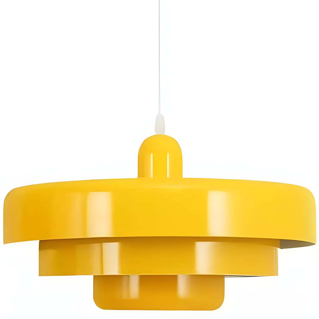Aetna Scandinavian Triple Layer Disc Colorful Pendant Light