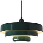 Aetna Scandinavian Triple Layer Disc Colorful Pendant Light