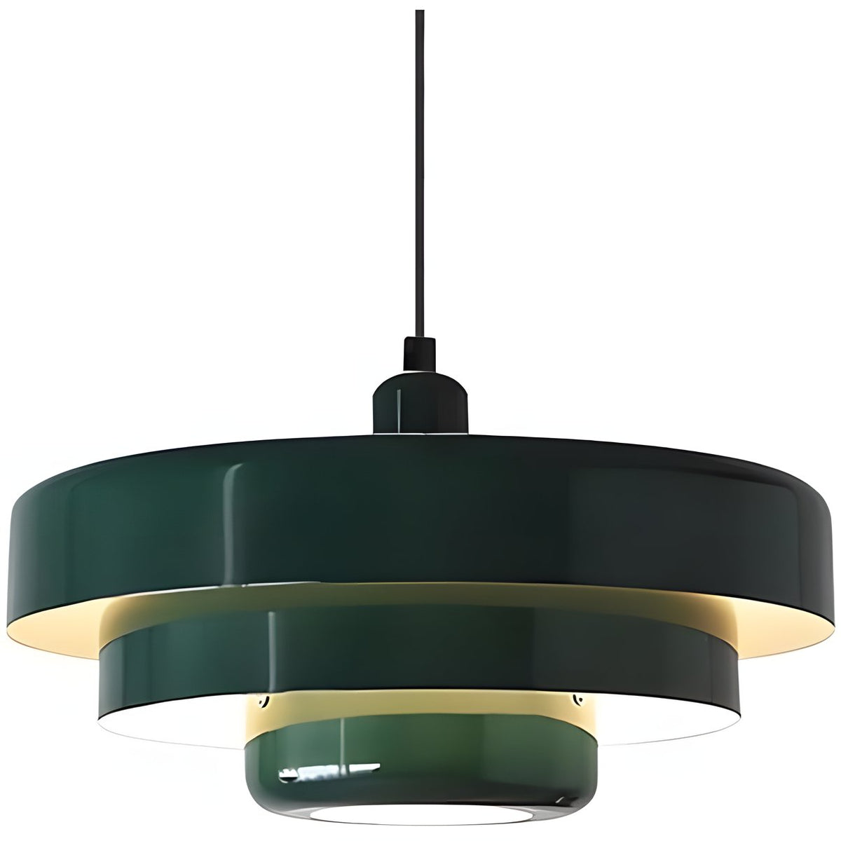 Aetna Scandinavian Triple Layer Disc Colorful Pendant Light