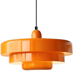 Aetna Scandinavian Triple Layer Disc Colorful Pendant Light