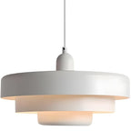 Aetna Scandinavian Triple Layer Disc Colorful Pendant Light