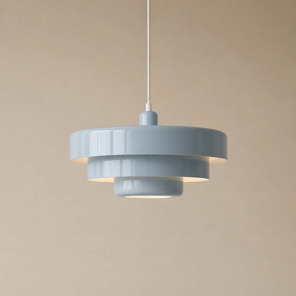 Aetna Scandinavian Triple Layer Disc Colorful Pendant Light