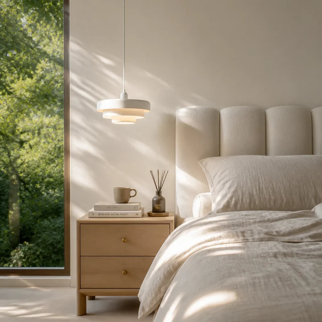 Aetna Scandinavian Triple Layer Disc Colorful Pendant Light