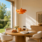 Aetna Scandinavian Triple Layer Disc Colorful Pendant Light