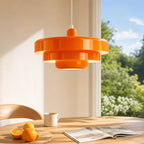 Aetna Scandinavian Triple Layer Disc Colorful Pendant Light
