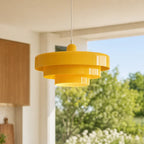 Aetna Scandinavian Triple Layer Disc Colorful Pendant Light
