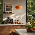 Aetna Scandinavian Triple Layer Disc Colorful Pendant Light