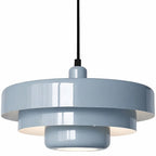 Aetna Scandinavian Triple Layer Disc Colorful Pendant Light