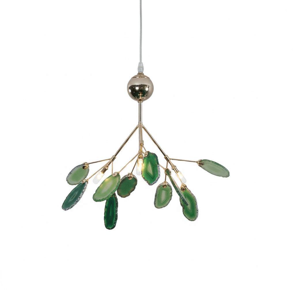 Lampadario in Agata Flake