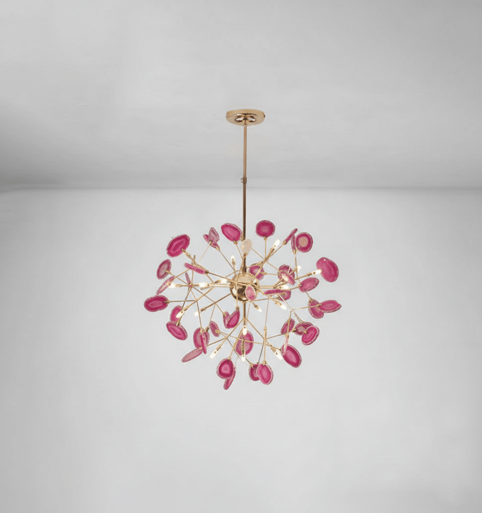 Lampadario in Agata Flake