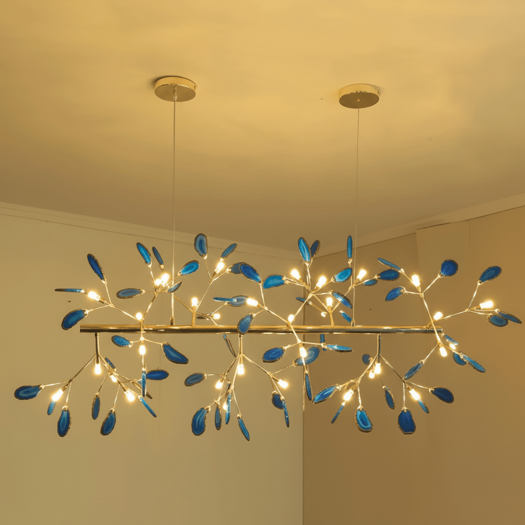 Lampadario in Agata Flake