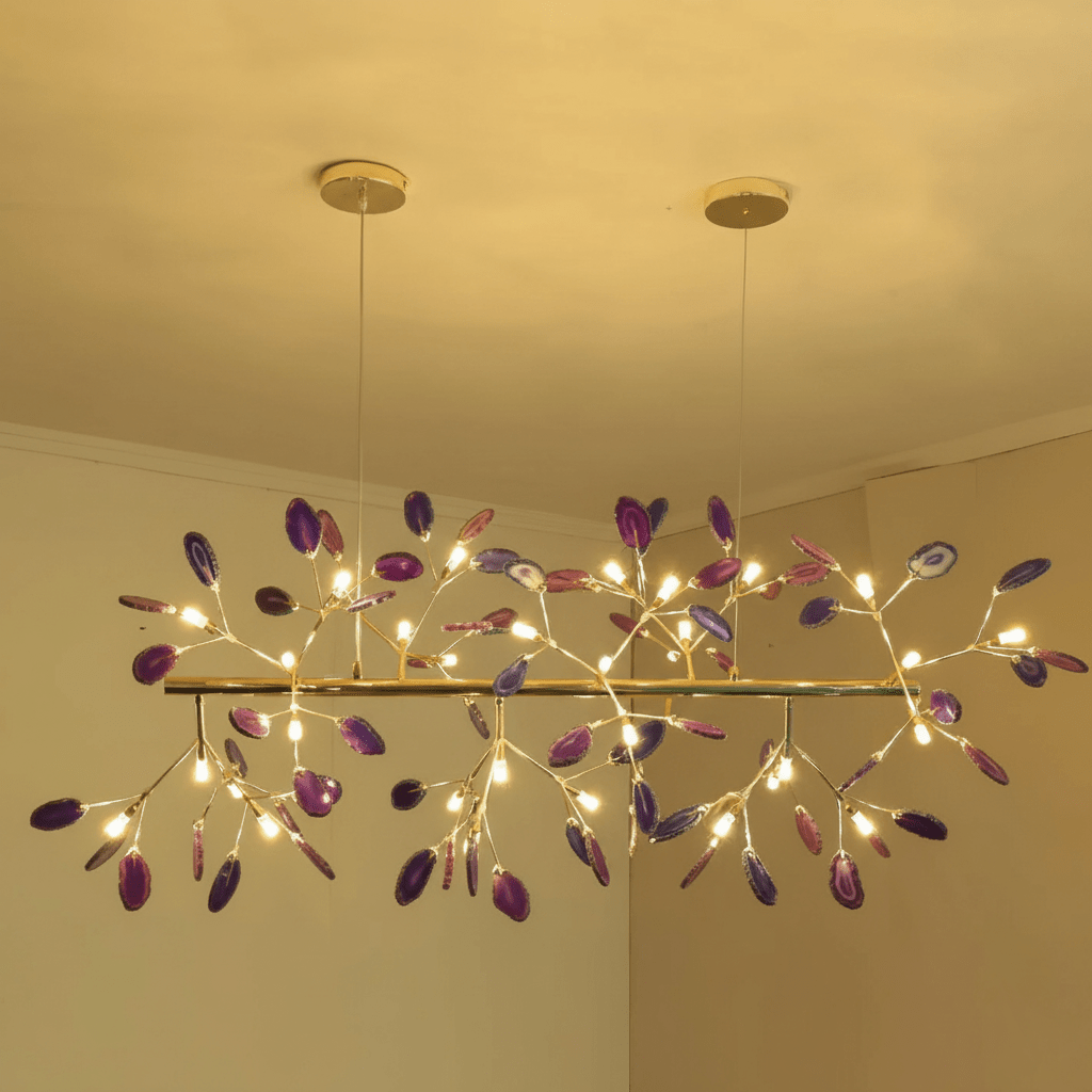 Lampadario in Agata Flake