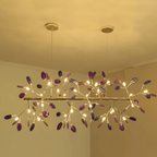 Lampadario in Agata Flake