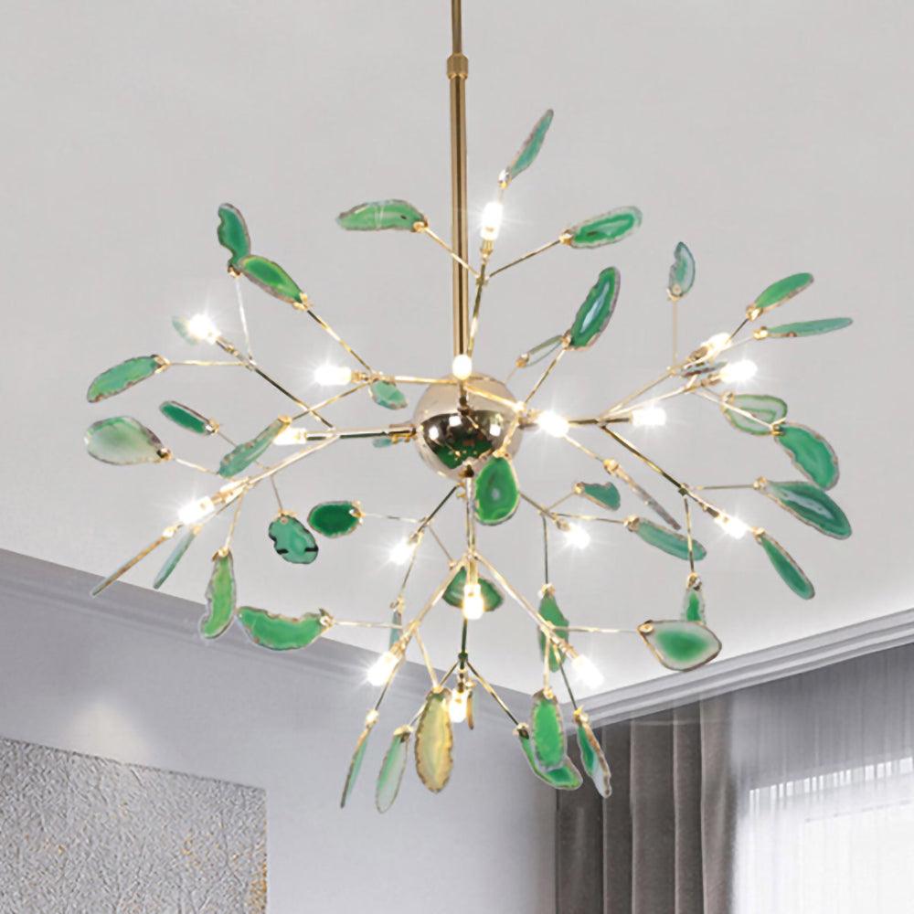 Lampadario in Agata Flake
