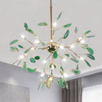 Lampadario in Agata Flake