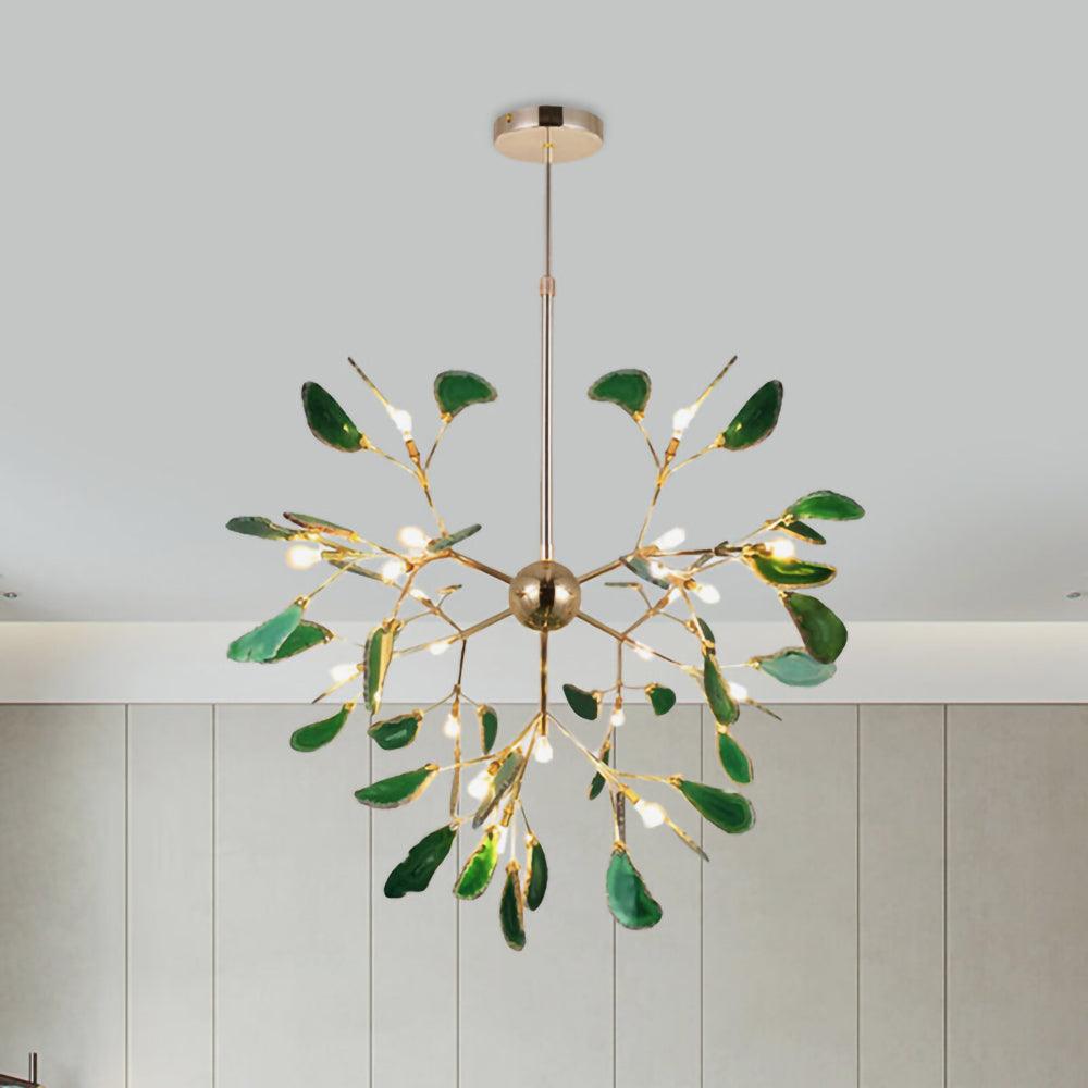 Lampadario in Agata Flake