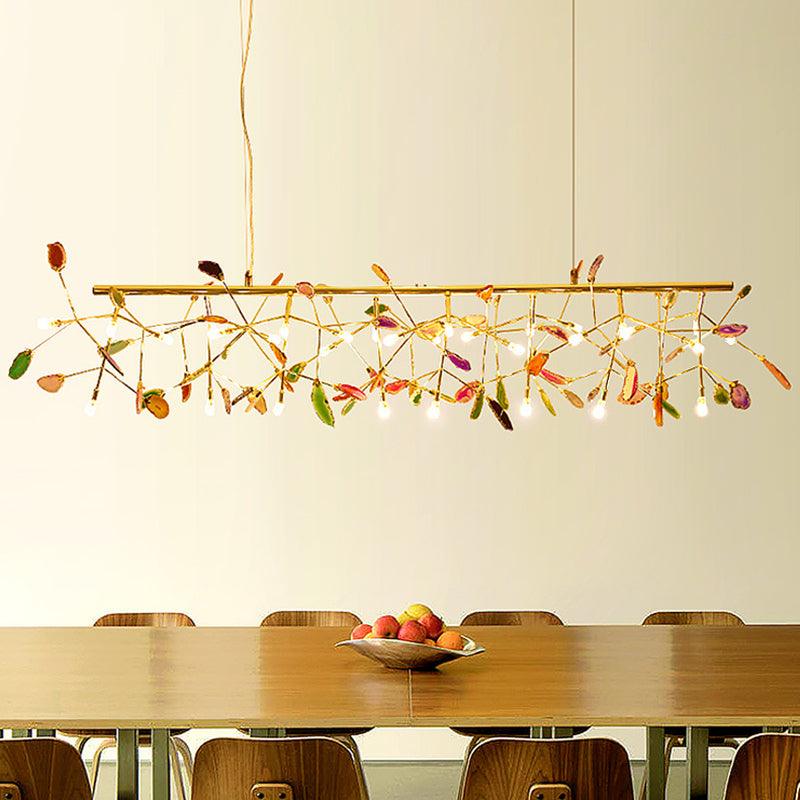 Lampadario in Agata Flake