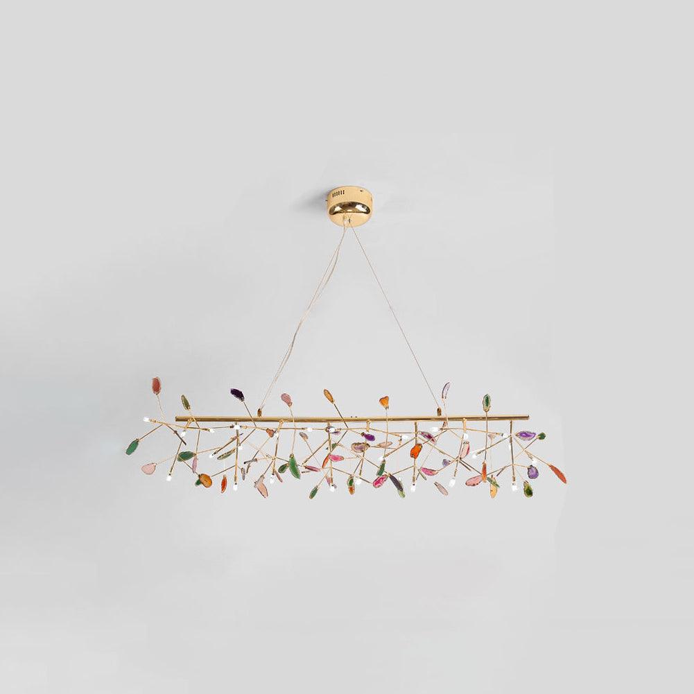 Lampadario in Agata Flake