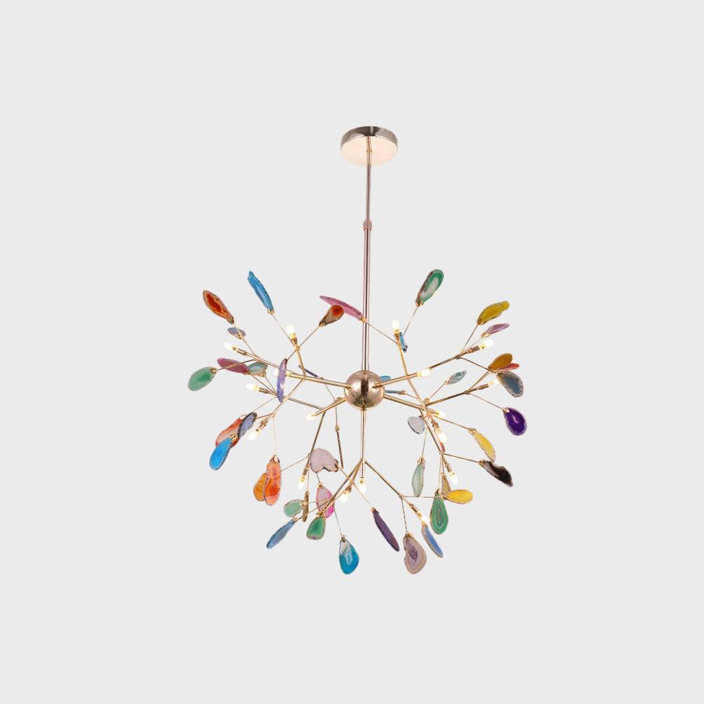 Lampadario in Agata Flake