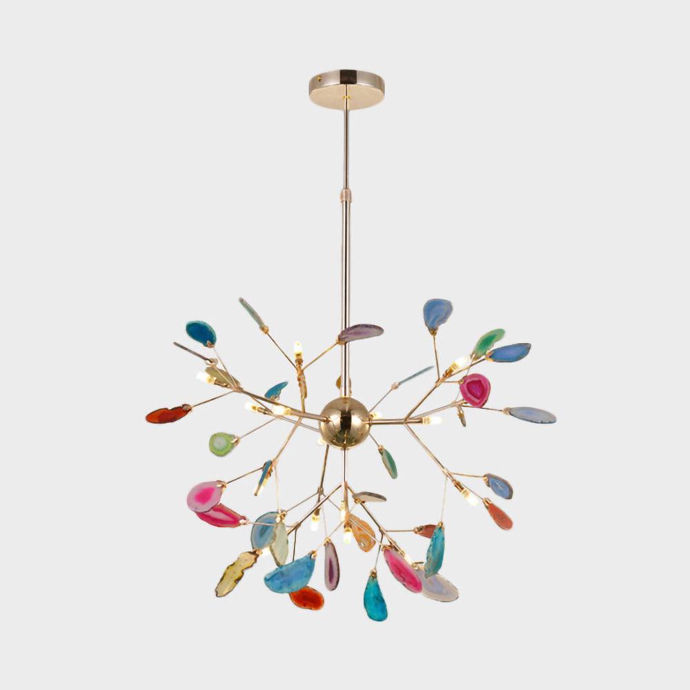 Lampadario in Agata Flake